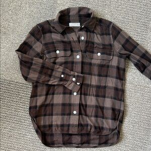 Everlane Brown Plaid Jacket